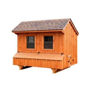 AMISH MADE 6W X 8L Quaker Style Chicken Coop
