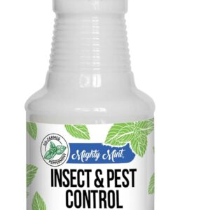 Mighty Mint Peppermint Oil Insect Repellent Spray – Indoor & Outdoor Bug Control for Spiders, Ants, Roaches, and More – Plant-Based, Extra-Strong Formula - 16 oz